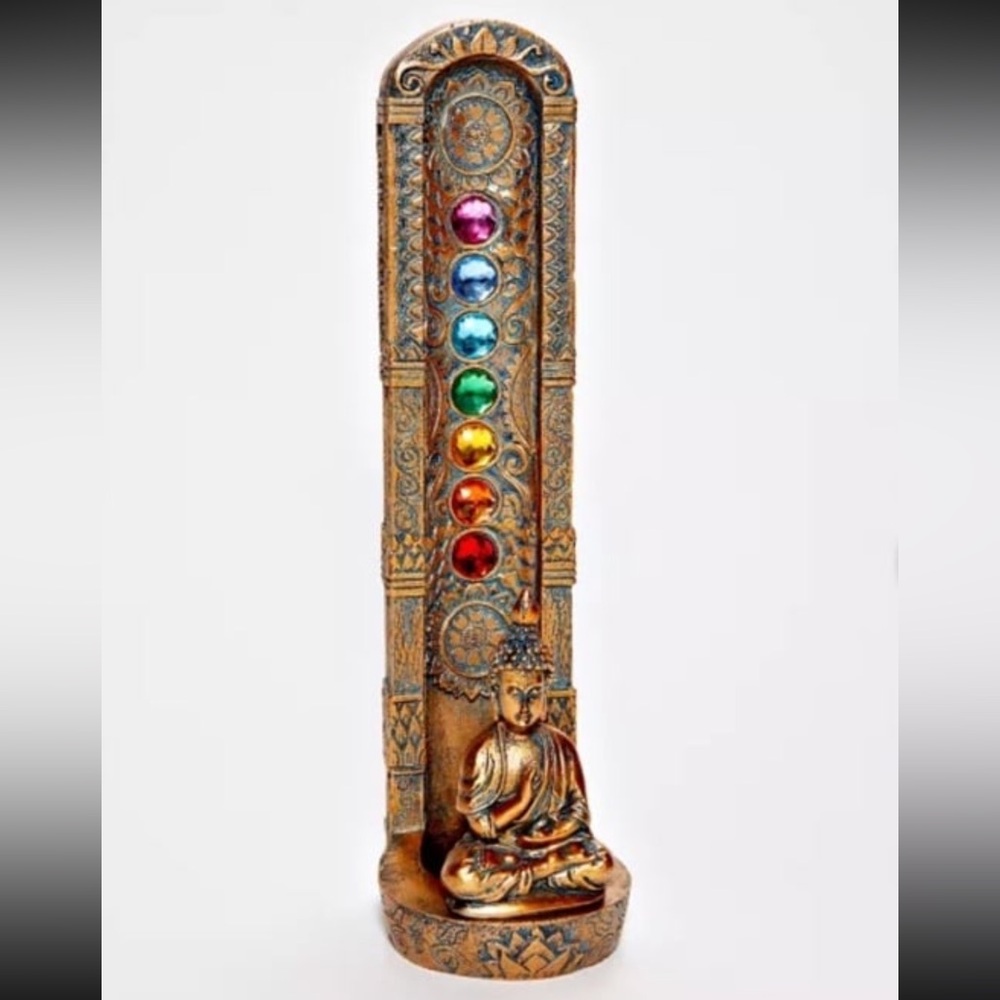 Buddha Chakra Incense Burner w/ Incense Set